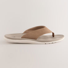 Load image into Gallery viewer, Natural Sporty Toe Post Sandals
