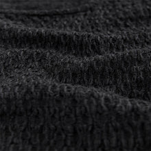 Load image into Gallery viewer, Black Textured Henley Detail Tank
