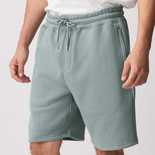 Load image into Gallery viewer, AirForce Blue Brushed Jersey Zip Pocket Shorts
