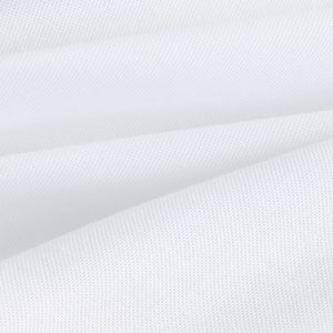 White Stretch Oxford Long Sleeve Shirt