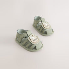 Load image into Gallery viewer, Green Lion Baby Touch Fastening Fisherman Sandals (3-24mths)
