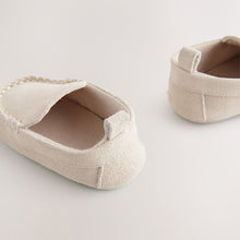 Load image into Gallery viewer, Neutral Loafer Baby Suede Shoes (0-24mths)
