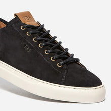 Load image into Gallery viewer, Men's navy leather sneakers ALBERIC
