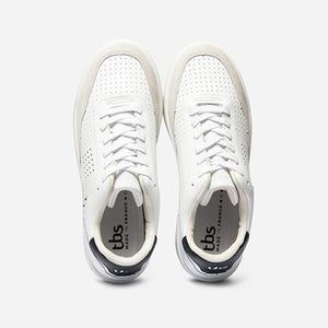 Men's sneakers made of white leather France