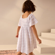 Load image into Gallery viewer, White Frill Detail Summer Dress (3-16yrs)
