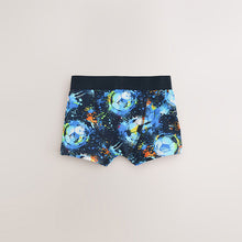 Load image into Gallery viewer, Blue Football Print Boxers 5 Pack (5-12yrs)
