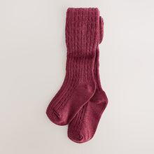 Load image into Gallery viewer, Burgundy Red Check Skort and Tights Set (3mths-6yrs)
