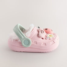 Load image into Gallery viewer, Multi Faux Fur Lined Clog Slippers

