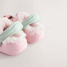 Load image into Gallery viewer, Multi Faux Fur Lined Clog Slippers
