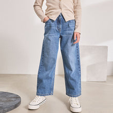 Load image into Gallery viewer, Mid Denim Blue Wide Leg Jeans (3-12yrs)
