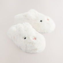 Load image into Gallery viewer, White Bunny Character Slippers
