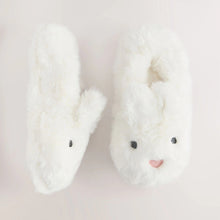 Load image into Gallery viewer, White Bunny Character Slippers
