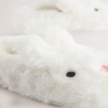 Load image into Gallery viewer, White Bunny Character Slippers
