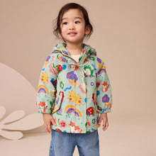 Load image into Gallery viewer, Green Character Waterproof Jacket (6mths-6yrs)

