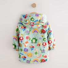 Load image into Gallery viewer, Green Character Waterproof Jacket (6mths-6yrs)
