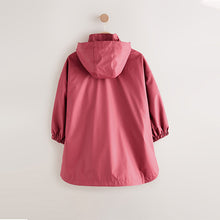 Load image into Gallery viewer, Berry Red Waterproof Raspberry Trench Coat (5-12yrs)
