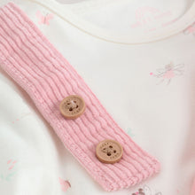 Load image into Gallery viewer, Pink Fairy Baby Cord Pinafore Dress and Long Sleeve Bodysuit 2 Piece Set (0-18mths)

