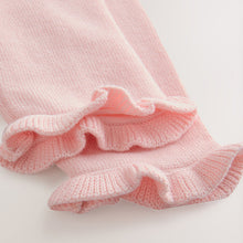 Load image into Gallery viewer, Pink Bunny Baby Knitted Twofer Dress (0-18mths)
