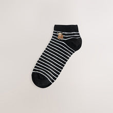 Load image into Gallery viewer, Monochrome Hamish the Highland Cow Invisible Socks 4 Pack
