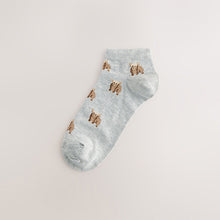 Load image into Gallery viewer, Monochrome Hamish the Highland Cow Invisible Socks 4 Pack
