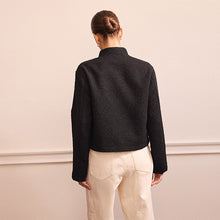 Load image into Gallery viewer, Black Boucle Jacket
