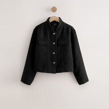 Load image into Gallery viewer, Black Boucle Jacket
