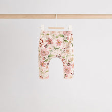 Load image into Gallery viewer, White/Pink/Bunny/Floral Baby Long Sleeve Top and Leggings Set (0-18mths)
