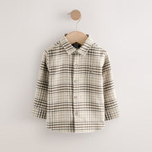 Load image into Gallery viewer, Neutral/Tan Long Sleeve Character Shirt (3mths-6yrs)
