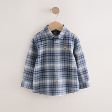 Load image into Gallery viewer, Blue Bear Long Sleeve Character Shirt (3mths-6yrs)
