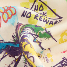 Load image into Gallery viewer, Ecru Graffitti Short Sleeve Printed Shirt (4-12yrs)
