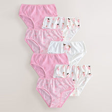 Load image into Gallery viewer, Pink Ballerina Briefs 7 Pack (3-12yrs)
