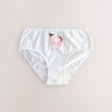 Load image into Gallery viewer, Pink Ballerina Briefs 7 Pack (3-12yrs)
