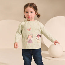 Load image into Gallery viewer, Green Fairy Long Sleeve T-Shirt (3mths-6yrs)

