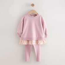Load image into Gallery viewer, Pink Long Sleeve Top and Leggings Set (3mths-7yrs)
