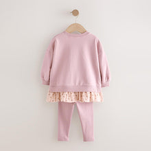 Load image into Gallery viewer, Pink Long Sleeve Top and Leggings Set (3mths-7yrs)
