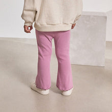 Load image into Gallery viewer, Mauve Purple Rib Flare Leggings (3mths-6yrs)
