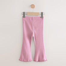 Load image into Gallery viewer, Mauve Purple Rib Flare Leggings (3mths-6yrs)
