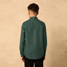 Load image into Gallery viewer, Dark Green Single Oxford Shirt (3-12yrs)

