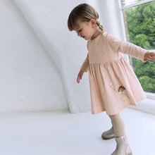Load image into Gallery viewer, Pink Fairy Long Sleeve Embellished Dress (3mths-6yrs)
