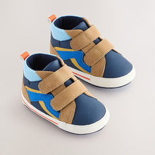 Load image into Gallery viewer, Blue Baby Touch Fastening Trainers (0-2yrs)

