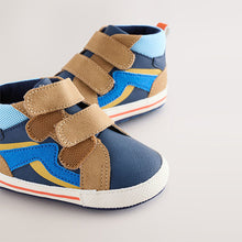 Load image into Gallery viewer, Blue Baby Touch Fastening Trainers (0-2yrs)
