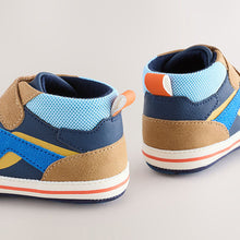 Load image into Gallery viewer, Blue Baby Touch Fastening Trainers (0-2yrs)
