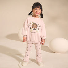 Load image into Gallery viewer, Light Pink Fairy Sweatshirt &amp; Flare Leggings Set (3mths-4yrs)
