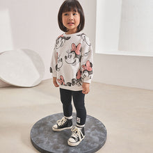 Load image into Gallery viewer, Cream Disney Minnie Mouse Sweatshirt &amp; Leggings Set (3mths-6yrs)
