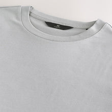 Load image into Gallery viewer, Grey Slim Fit Signature SUPIMA® Cotton Crew Neck T-Shirt
