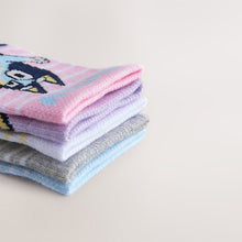 Load image into Gallery viewer, Pink 5 Pack Cotton Rich Bluey Ankle Socks
