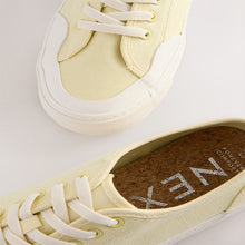 Load image into Gallery viewer, Yellow Round Toe Chunky Baseball Trainers
