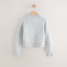 Load image into Gallery viewer, Grey Button Up Cardigan (3-12yrs)
