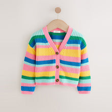 Load image into Gallery viewer, Rainbow V-Neck Cardigan (6mths-6yrs)
