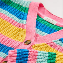 Load image into Gallery viewer, Rainbow V-Neck Cardigan (6mths-6yrs)
